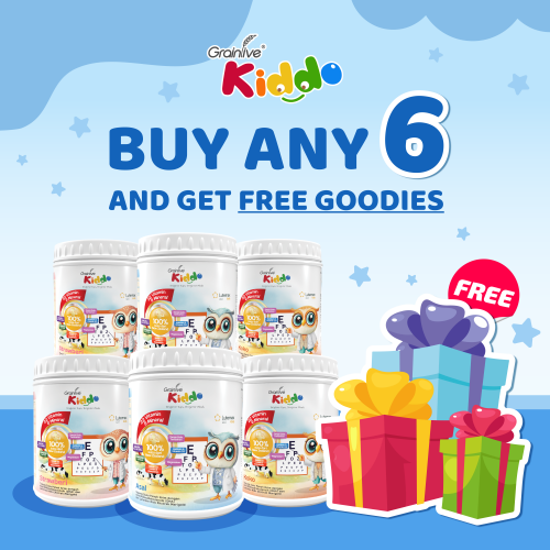 Kiddo Strawberry (6x800g) + Free Goodies