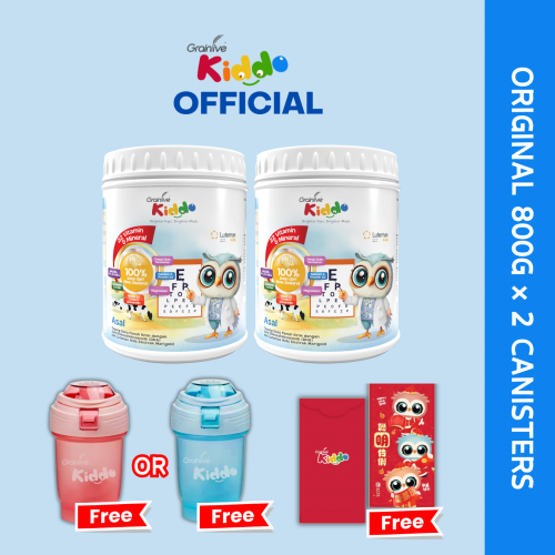 Kiddo Original Milk (2x800g) Free 2 Gifts