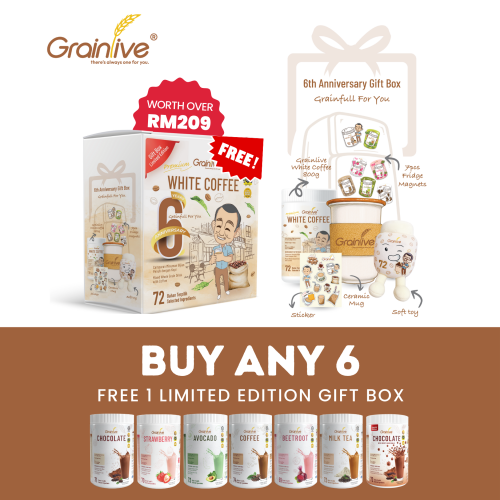 Buy 6 Free 1 Exclusive White Coffee Gift Box